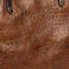 Bolso Pasadena de piel martillada con estampado de leopardo y asas negras a contraste