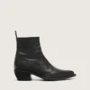 Botas bajas «Debbie» para hombre en piel negra