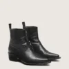 Botas bajas «Debbie» para hombre en piel negra