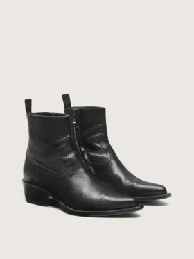 Botas bajas «Debbie» para hombre en piel negra