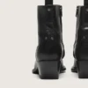 Botas bajas «Debbie» para hombre en piel negra