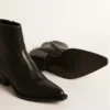 Botas Debbie para mujer en piel negra