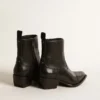 Botas Debbie para mujer en piel negra