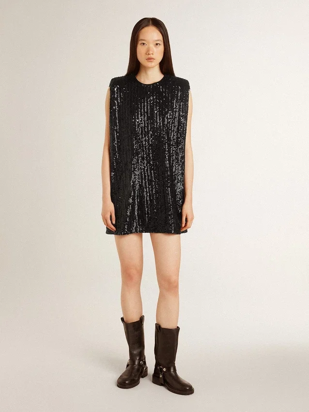 Botas Kurt de piel negra con hebilla plateada