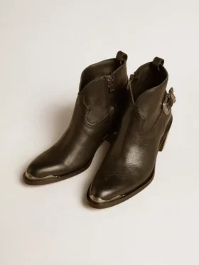 Botas Patty de piel negra
