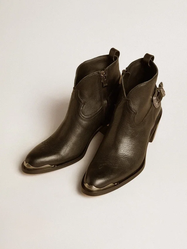 Botas Patty de piel negra