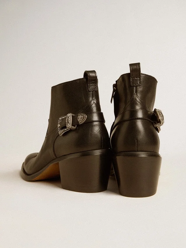 Botas Patty de piel negra