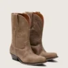 Botas Wish Star bajas para mujer en ante gris con estrella bordada