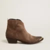 Botas «Young» de ante marrón oscuro