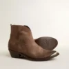 Botas «Young» de ante marrón oscuro