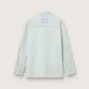 Camisa oversize de hombre en denim azul claro