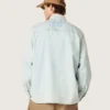 Camisa oversize de hombre en denim azul claro