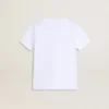 Camisas blancas para niños con estampado multicolor «Golden»