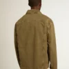 Camisas de algodón para hombre en color oliva