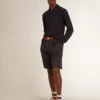 Camisas de manga larga para hombre en lana merina azul marino