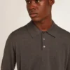 Camisas de manga larga para hombre en lana merina gris
