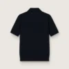 Camisas de mujer en lana merina azul marino