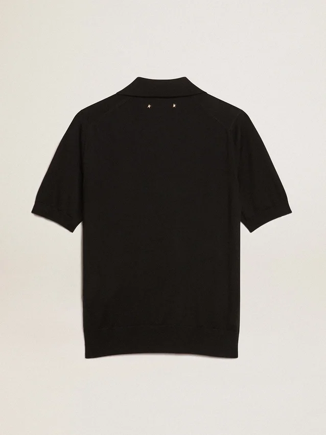 Camisas de mujer en lana merina negra