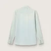 Camisas de vaquero decoloradas para hombre con tachuelas martilladas