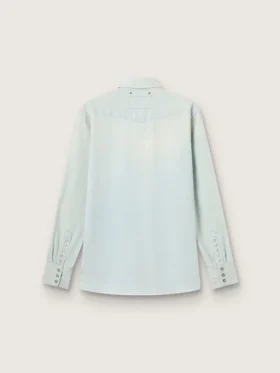 Camisas de vaquero decoloradas para hombre con tachuelas martilladas