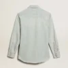Camisas de vaquero decoloradas para hombre con tachuelas martilladas