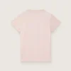 Camisas «Journey» para niñas en jersey de algodón rosa con estampado digital de la mascota