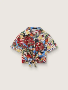 Camisas para niñas con estampado multicolor