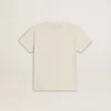 Camisas para niños en blanco desgastado con letras multicolores