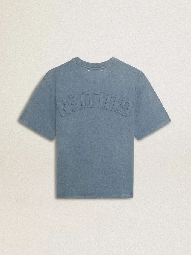 Camiseta azul claro con logotipo invertido en la espalda - Jersey Capsule