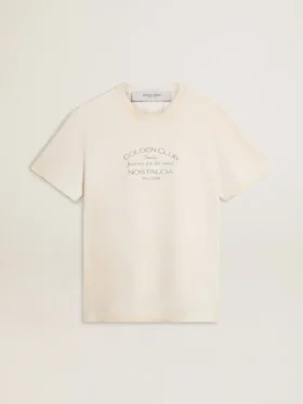 Camiseta blanca de estilo vintage para hombre con estampado en la parte delantera