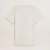 Camiseta blanca de mujer con estampado en la parte delantera