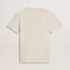 Camiseta blanca de mujer con estampado floral