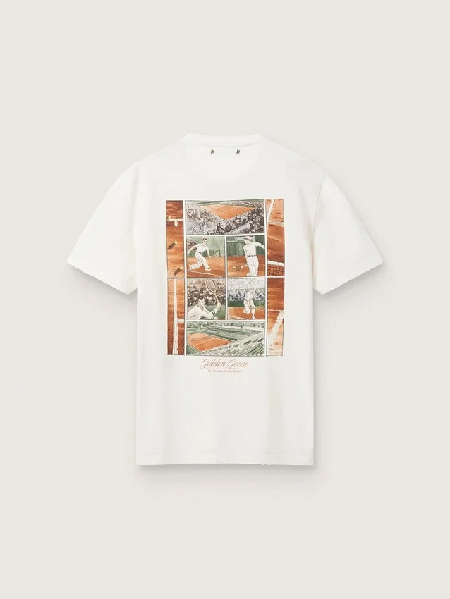 Camiseta de hombre con estampado en la espalda