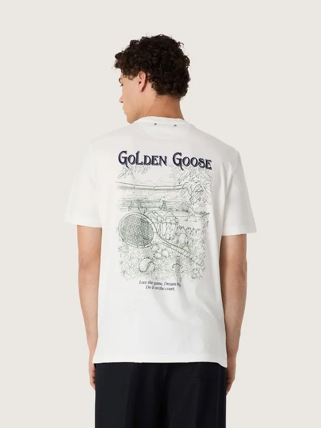 Camiseta de hombre con estampado en la espalda