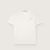 Camiseta de hombre de jersey de algodón blanco vintage