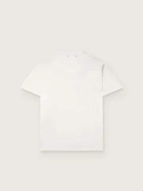 Camiseta de hombre de jersey de algodón blanco vintage