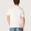 Camiseta de hombre de jersey de algodón blanco vintage