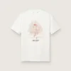 Camiseta de mujer con estampado en la espalda