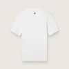 Camiseta deportiva blanca de corte entallado para hombre