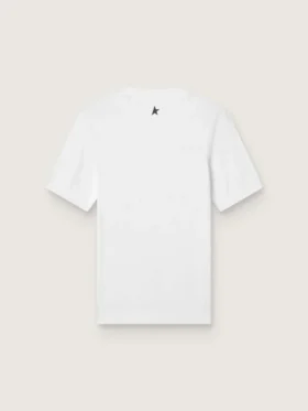 Camiseta deportiva blanca de corte entallado para hombre