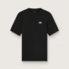 Camiseta deportiva negra de hombre con estampado en la espalda