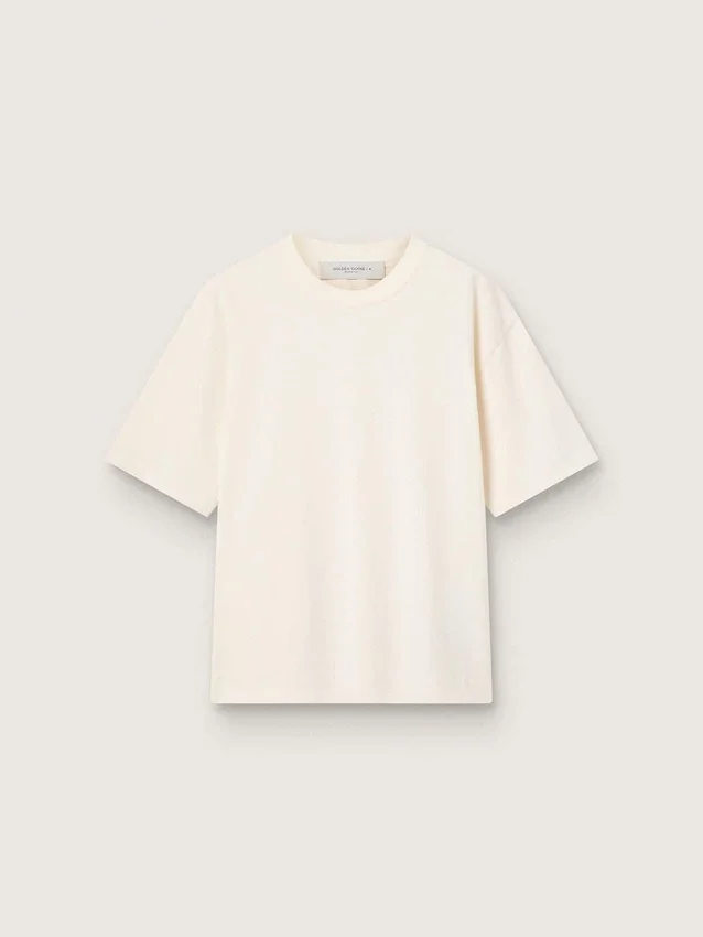 Camiseta en blanco desgastado con logotipo invertido en la espalda - Jersey Capsule