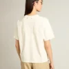 Camiseta en blanco desgastado con logotipo invertido en la espalda - Jersey Capsule