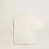 Camiseta en blanco desgastado con logotipo invertido en la espalda - Jersey Capsule
