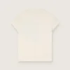 Camiseta «Journey» para niñas en jersey de algodón blanco con estampado digital de la mascota y apliques de cristales