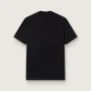 Camiseta negra de la Star Collection con una estrella tono sobre tono en la parte delantera