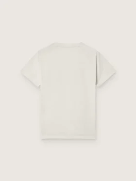 Camiseta para niños «Journey» de jersey de algodón blanco con logotipo