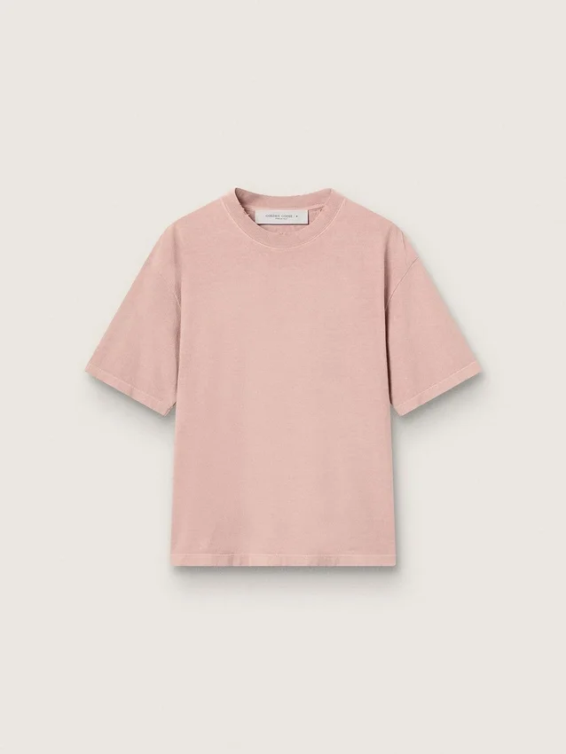 Camiseta rosa empolvado con logotipo invertido en la espalda - Jersey Capsule