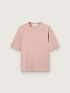 Camiseta rosa empolvado con logotipo invertido en la espalda - Jersey Capsule