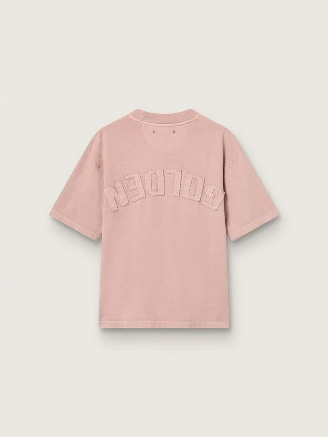 Camiseta rosa empolvado con logotipo invertido en la espalda - Jersey Capsule